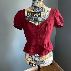 Guess button up blouse